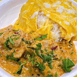 ข้าวไข่ข้นกะเพราหมู