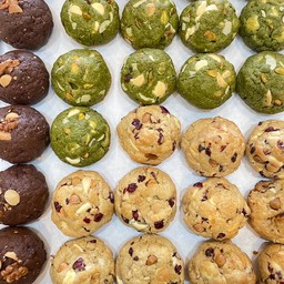 Cookie whitechoc cranberry