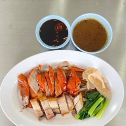 เป็ดย่างหมูกรอบ จานเล็ก