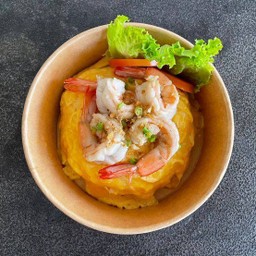 ข้าวไข่ข้นกุ้ง