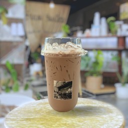 นมสดไมโล เย็น