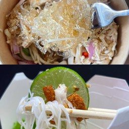 ยำเส้นแก้ว +หมี่มะนาว