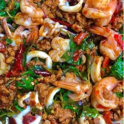 กระเพรา ( กับข้าว )