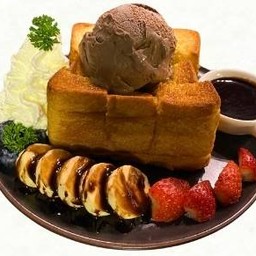 CHOCOLATE HONEY TOAST