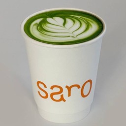 มัทฉะลาเต้ร้อน