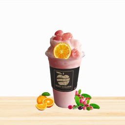 มะม่วงหาวมะนาวโห่(เชื่อม)+ส้ม ปั่น (22oz)