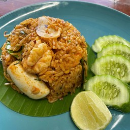 Tom Yum Fried Rice With Seafood