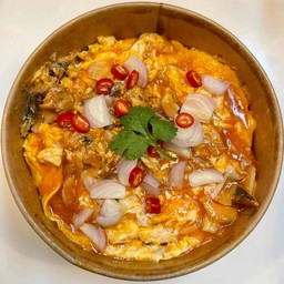 ไข่ขยี้ปลากระป๋อง(สูตรเจ๊จุ๋ม)