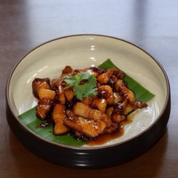 หมูสามชั้นผัดหวาน