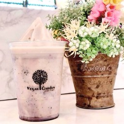 นมเปรี้ยวบลูเบอร์รี่ปั่นเจ