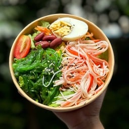 สลัดปูอัดสาหร่ายญี่ปุ่น