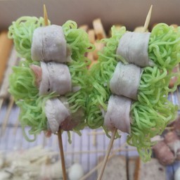 บะหมี่หยกพันสามชั้นสไลด์