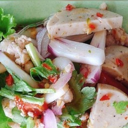 ยำหมูยอหมูสับ