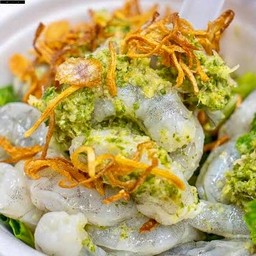 กุ้งแช่น้ำปลา+หอมเจียว (แยกเครื่อง)
