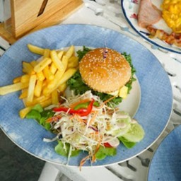 แฮมเบอร์เกอร์หมู