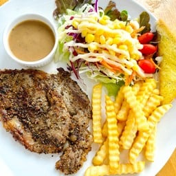 สเต็กเนื้อโคขุน