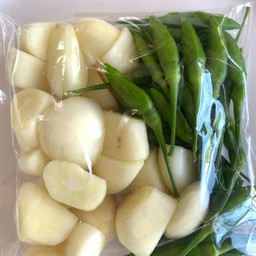 พริกขี้หนู+กระเทียม