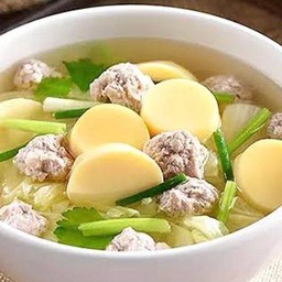 ต้มจืดเต้าหู้หมูสับ