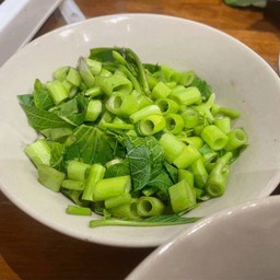 ผักบุ้งลวก