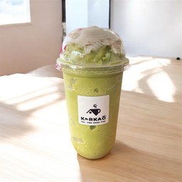 ชาเขียวมะพร้าวนมสดปั่น