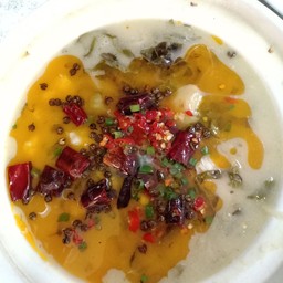 เนื้อปลาเก๋าต้มเสฉวน