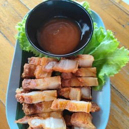 หมูสามชั้นทอด