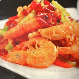 กุ้งรสเผ็ด