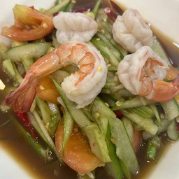 ตำแตงกุ้งสุก