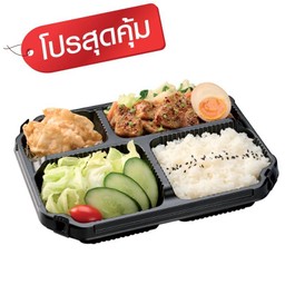 หมูเทปันยากิซอสซอสแจ่ว เบนโตะ