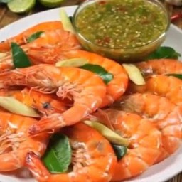 กุ้งอบสมุนไพร พร้อมสูตรน้ำจิ้มซีฟู้ด