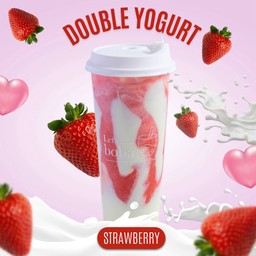 ดับเบิ้ล โยเกิร์ตสตรอเบอร์รี่ Size L 🛵