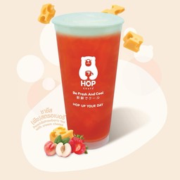 ชาชีส(พีช)สตรอเบอรี่