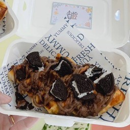 Croffle นูเทลล่า+โอริโอ้