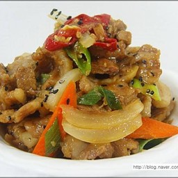 ผัดพริกสดหมู