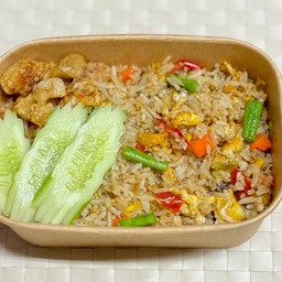 ข้าวผัดน้ำพริกปลาทู