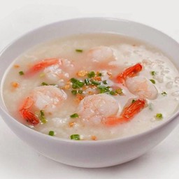 ข้าวต้มกุ้งใส่ไข่