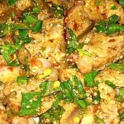 ย่างก้อยหมูมะนาว