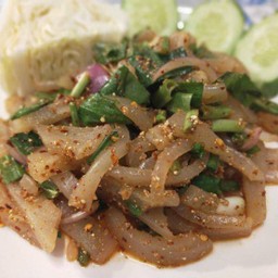ลาบหนังหมู