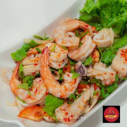 ยำกุ้งสุก