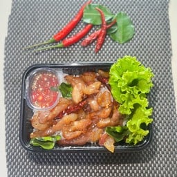 หมูปิ้ง โบราณ  ร้านลับ หน้าซอย
