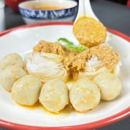 ชุดเล็ก ขนมจีนน้ำยาปลาช่อนแท้ (ไม่มีไข่)