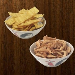 เกี๊ยวกรอบ+กากหมู