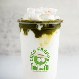 น้ำมะพร้าวน้ำหอมมัทฉะชาเขียวปั่่น