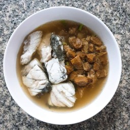ข้าวต้มกะพง + บะเต็ง