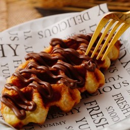 Croffle ซอสนูเทลล่า