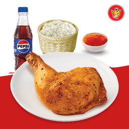 [โปรโมชั่น] ชุดใหญ่ไก่ย่างบางตาล