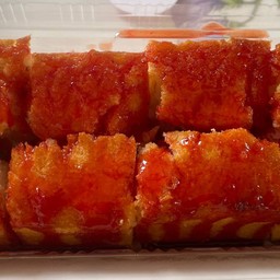 ขนมปังปิ้ง เนย+แยมสตอเบอรี่  เล็ก 1 ชิ้น