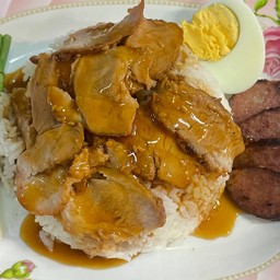 ข้าวหมูแดงธรรมดา