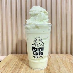 Japanese Melon Milk Smoothie เมลอนญี่ปุ่นนมสดปั่น