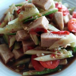 ตำแตงหมูยอ ปลาร้า